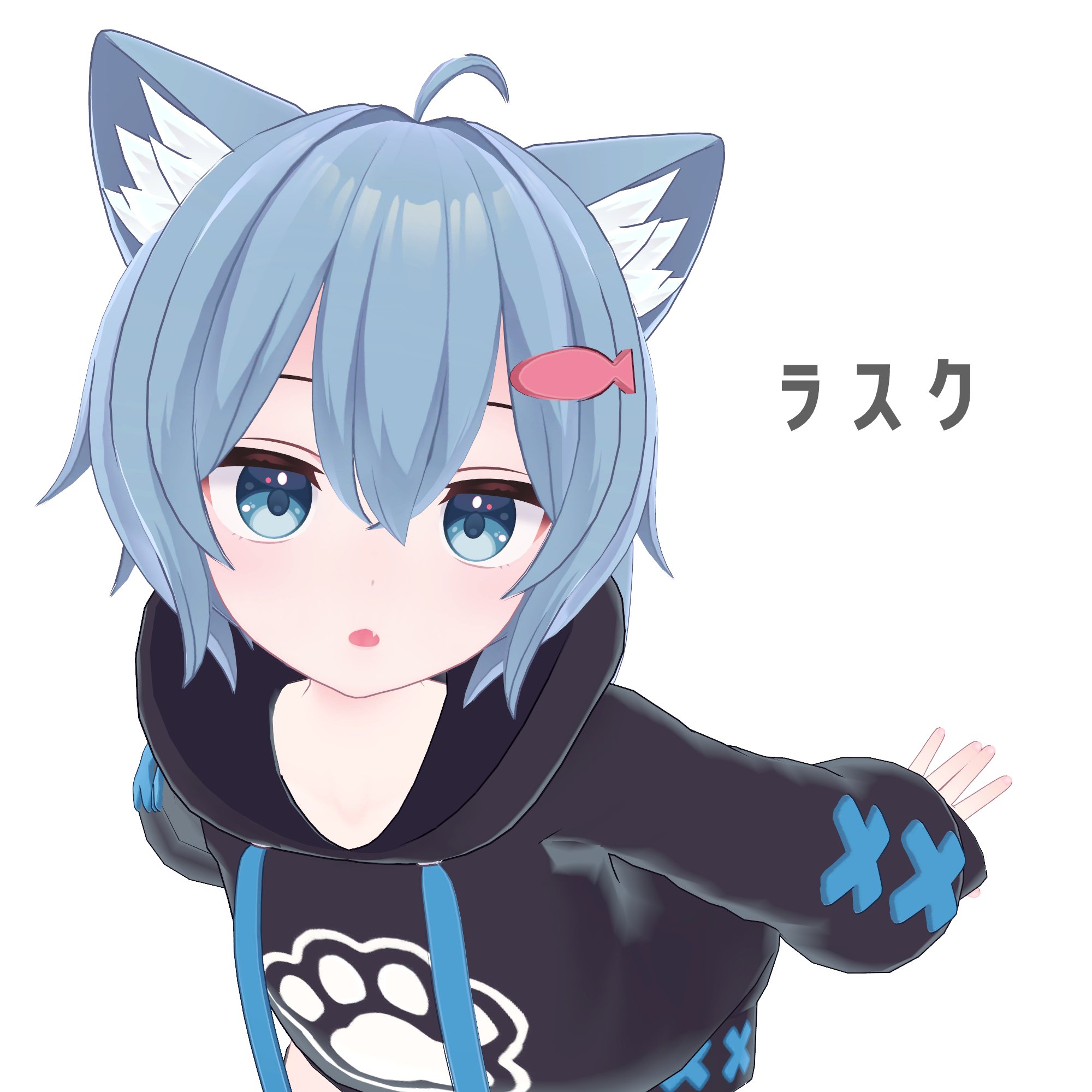 こまど オリジナル3dモデル ラスク ちゃんを 1月1日 00時00分から販売開始 します 大きめのパーカー をだぼっと着た ちょっぴりマイペースなねこみみの女の子です ᐠ ꞈ ᐟ よろしくお願いします Dl T Co Fjw08uw4rb Vrchat ラスク