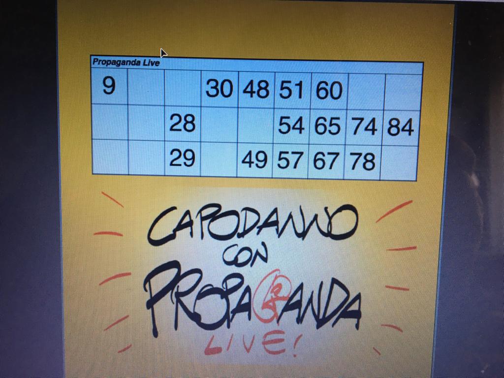 marstaf's tweet image. Pronto alla mega tombolata 😃#propagandalive #propagandatombola