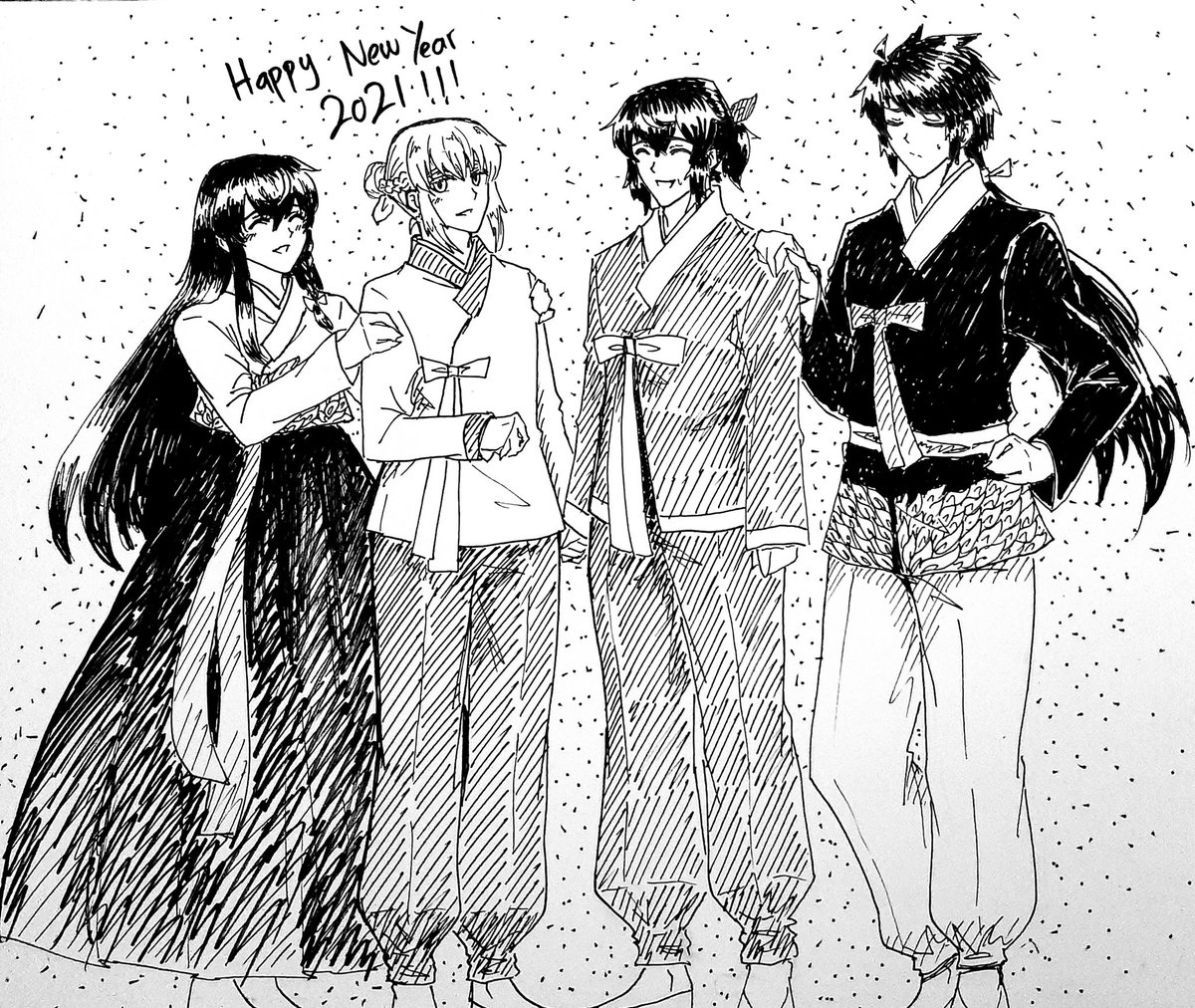 Happy New Year 2021 everyone!! ??
Here me drawing Khun with Grace family in hanbok ???
I add the bonus pic tho??
.
#TowerofGod #tog #fanart #HappyNewYear2021 