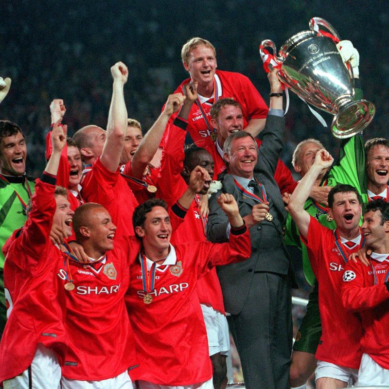 Un triplé historique ! FA Cup, Premier League, Champions LeagueManchester United a tout raflé cette saison là ! #MUFC