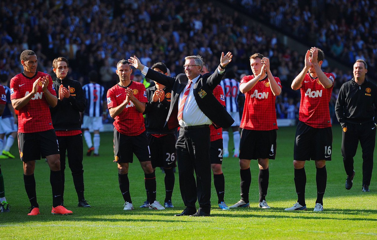 Son dernier match West Brom 5-5 Manchester United(Kagawa, Olsen (OG), Buttner, Van Persie, Hernandez)Avec un Lukaku intenable en face et des Red Devils prêts à tout pour la dernière de Fergie, ce match offrait un spectacle complètement dingue !  #MUFC