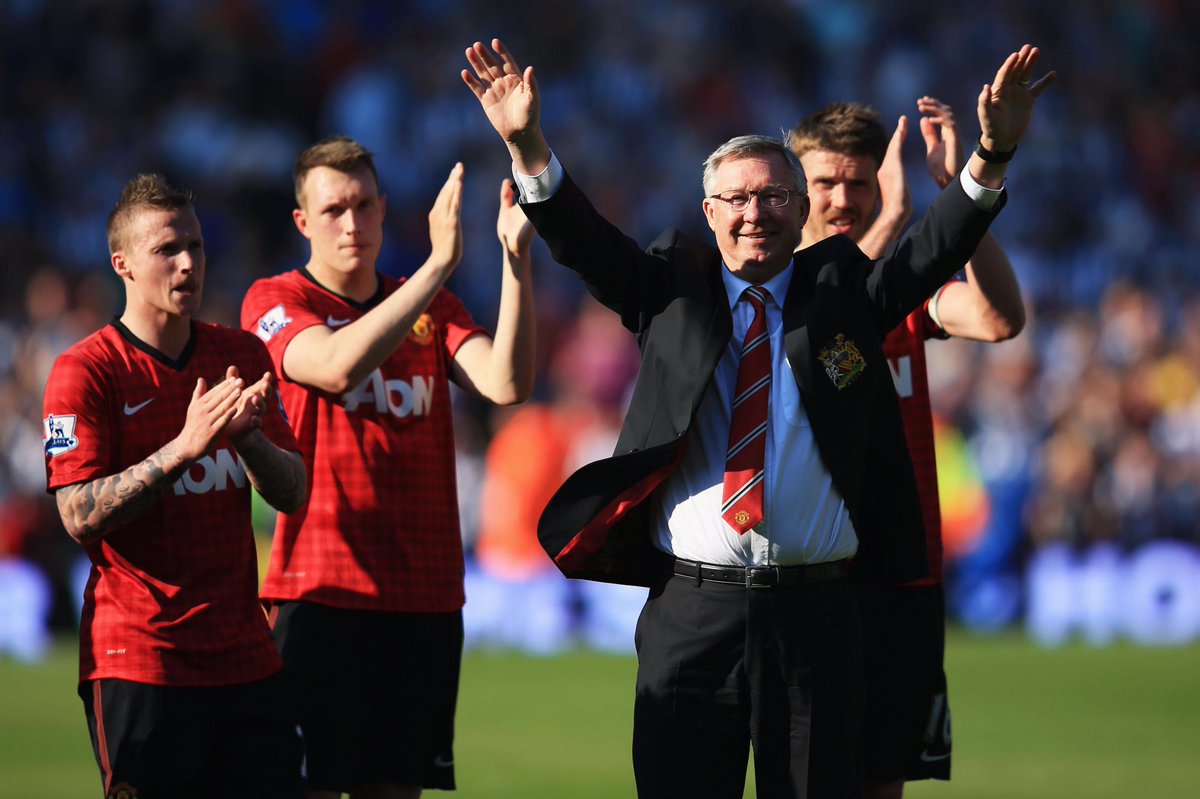 Son dernier match West Brom 5-5 Manchester United(Kagawa, Olsen (OG), Buttner, Van Persie, Hernandez)Avec un Lukaku intenable en face et des Red Devils prêts à tout pour la dernière de Fergie, ce match offrait un spectacle complètement dingue !  #MUFC