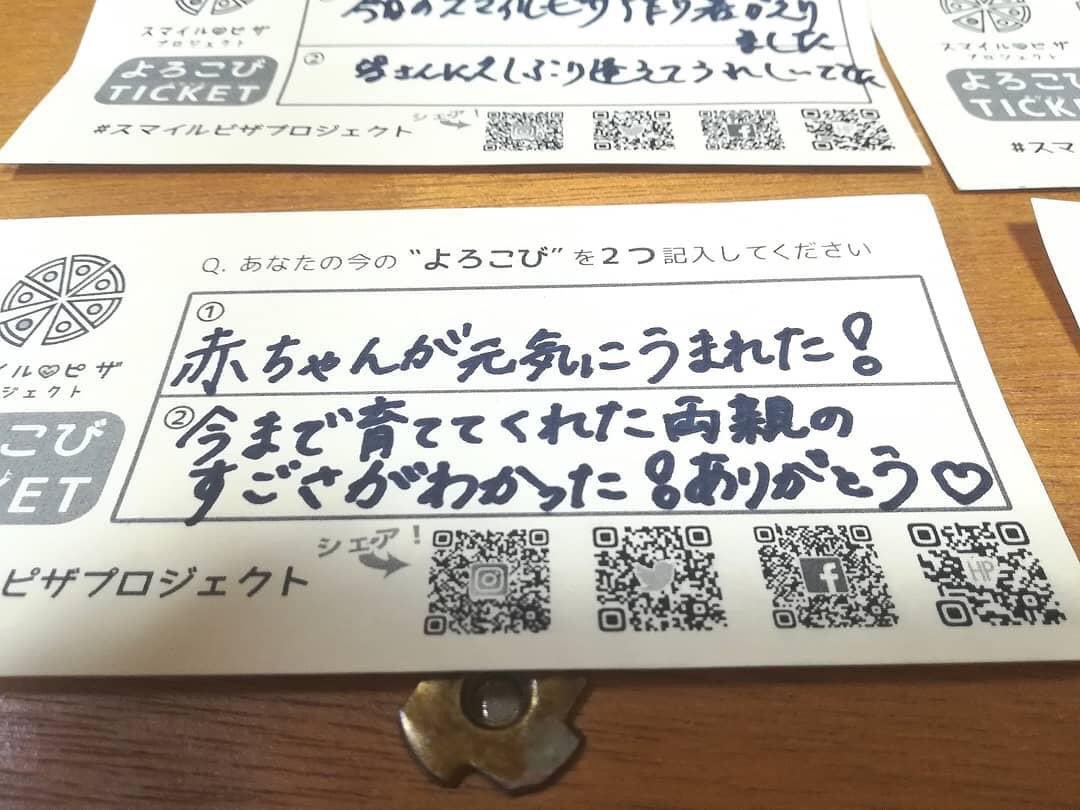 kodomoIDEAMEMO's tweet photo. 「今まで当たり前にあった日常を
いつもすぐ近くにあった人をモノを
今生きているということを
切実にいつくしみながら」

今年一年ありがとうございました😄来年もまた喜びあふれる一年にしましょう！🍕

#スマイルピザプロジェクト
#紅白ミスチル
#コロナに負けるな https://t.co/GwoMXaOCDL