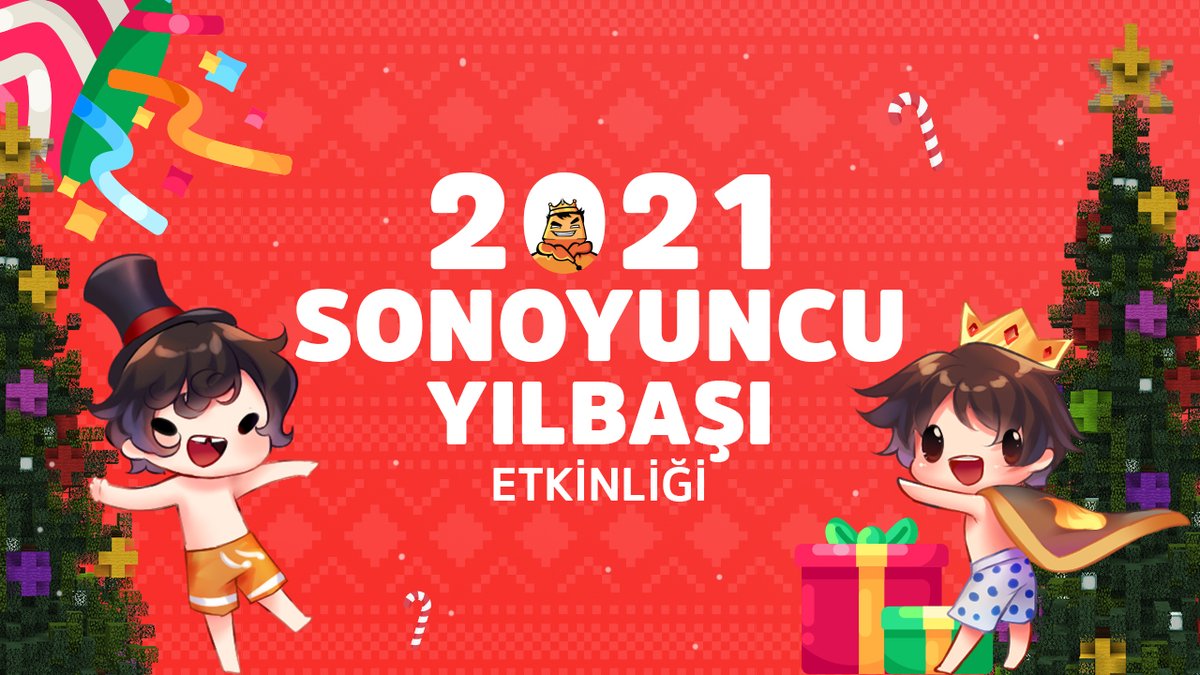 2021 SonOyuncu Yılbaşı Etkinliğini bu akşam 19.00'da sonoyuncu.com.tr/piyango adresinden takip edebilir, aynı anda da canlı yayını seyredebilirsin. 🎉🎄

Tüm oyuncularımıza mutlu yıllar dileriz! 🥰