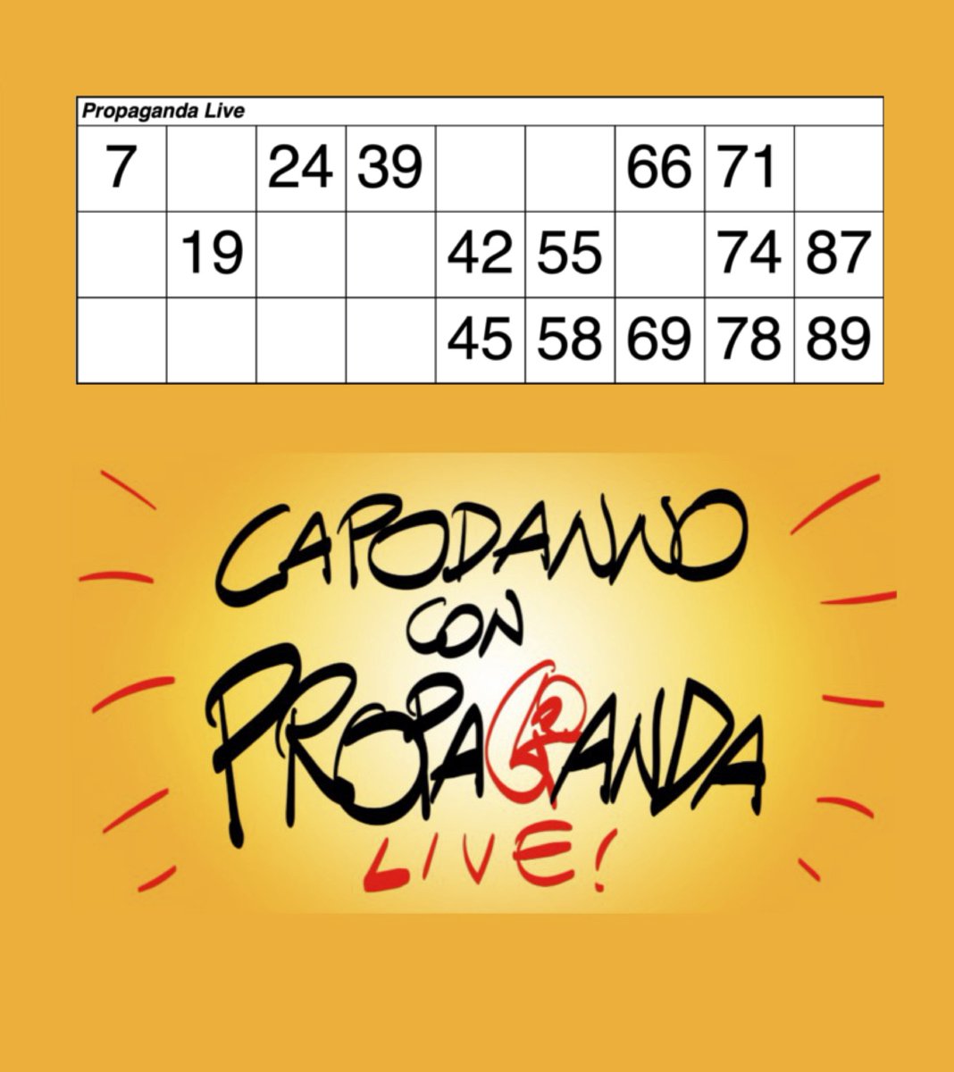 danida5's tweet image. #propagandalive  #propagandatombola