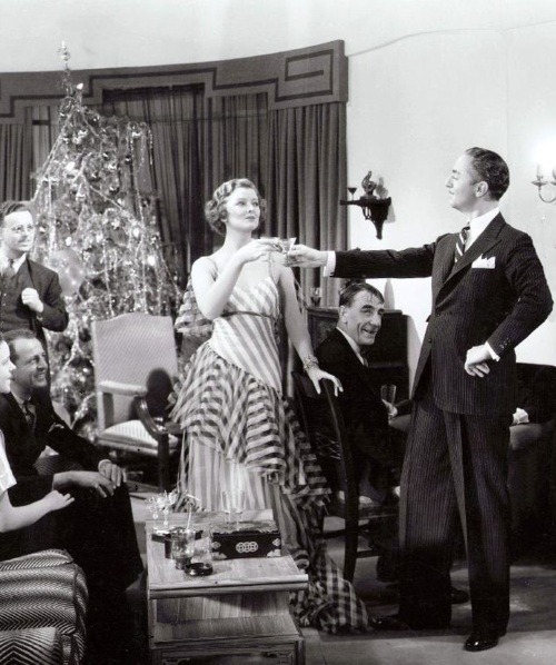And now for my fantasy Christmas Eve party.  #TheThinMan  #TCMParty