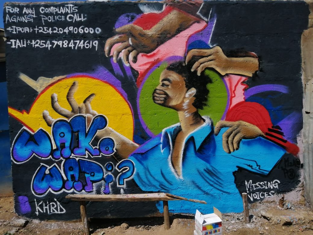 Graffiti was part of innovative ways n means to educate the masses #thesocialjusticemovement