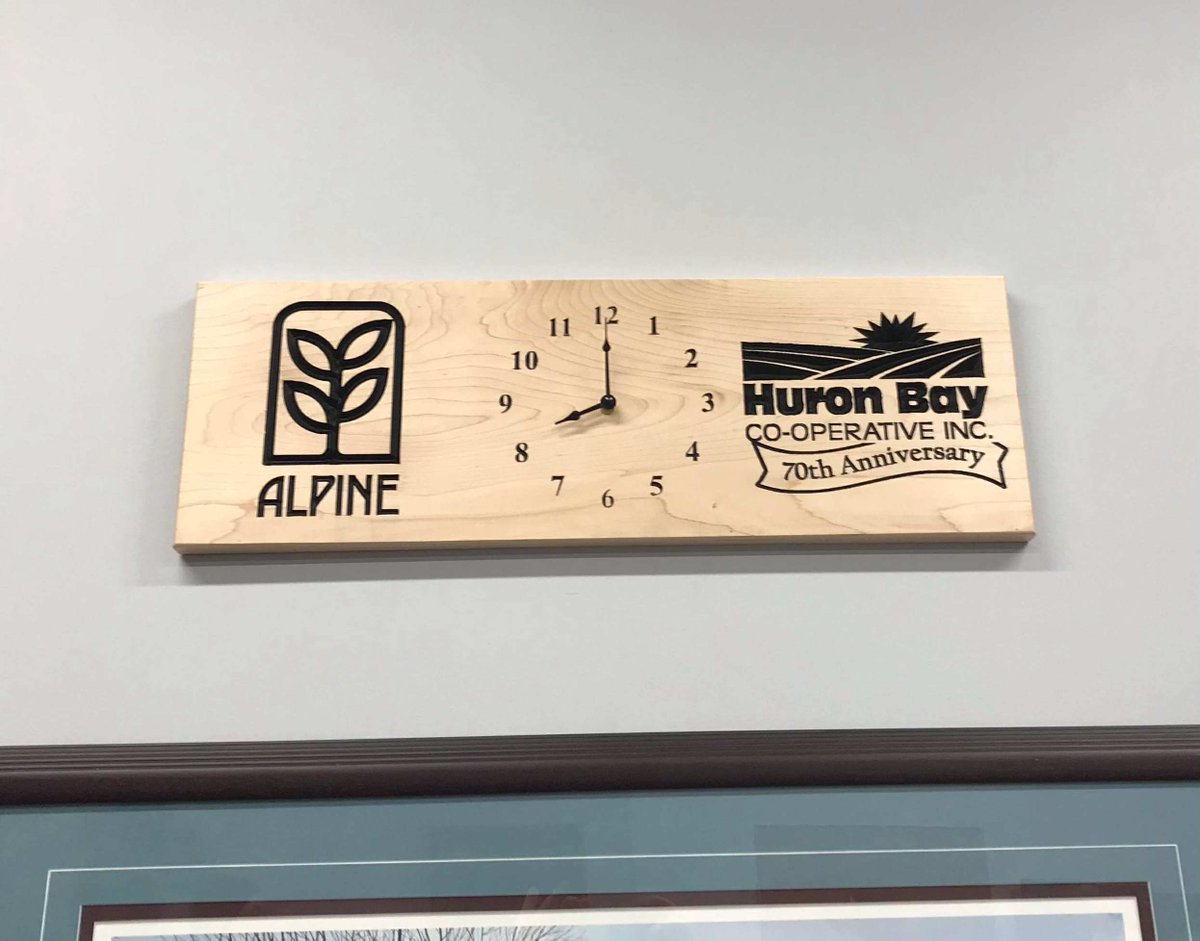 A thoughtful gift and good advertising for both companies up in our office today.  Thanks <a href="/Canola_Cressman/">Nick Cressman</a>!  Your Christmas gift to us is absolutely beautiful! We really appreciate the thought and the gift!