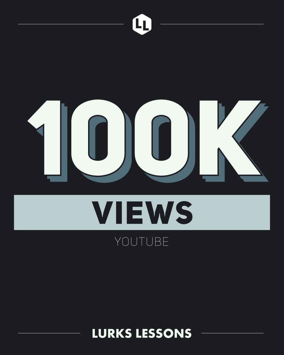 LurksLessons's tweet image. HUGE milestone achieved back on Christmas Eve!  We've surpassed 100K @YouTube Views!! 🥳

Thank you again to all who has watched my content on the channel.  I truly hope that each video you watch, you learn something new about sports! 🎬

#Milestones | #YouTubeViews | #YouTube