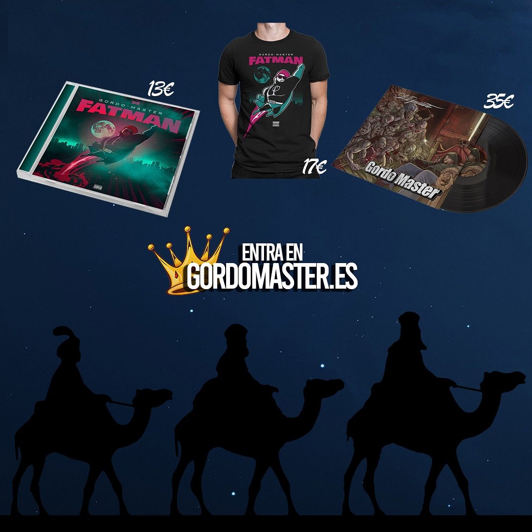 Este año regala música,  todavía estas a tiempo de que los reyes pasen por tu casa y te dejen #Fatman,  apoya a los músicos que este año hemos sido el sector más perjudicado e ignorado, entra en la web y haz que estos reyes sean diferentes!!! gordomaster.es