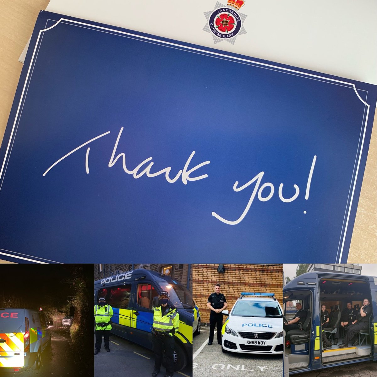 We’ve come to the end. It’s been a bumper year but we wanted to say thank you to our followers for supporting us, colleagues on response, NHP and  @LancsTacOps for helping us, SMT,  @LancashireVP,  @PSMartinMidgley and every special for everything in 2020, here’s to 2021! SC Jake