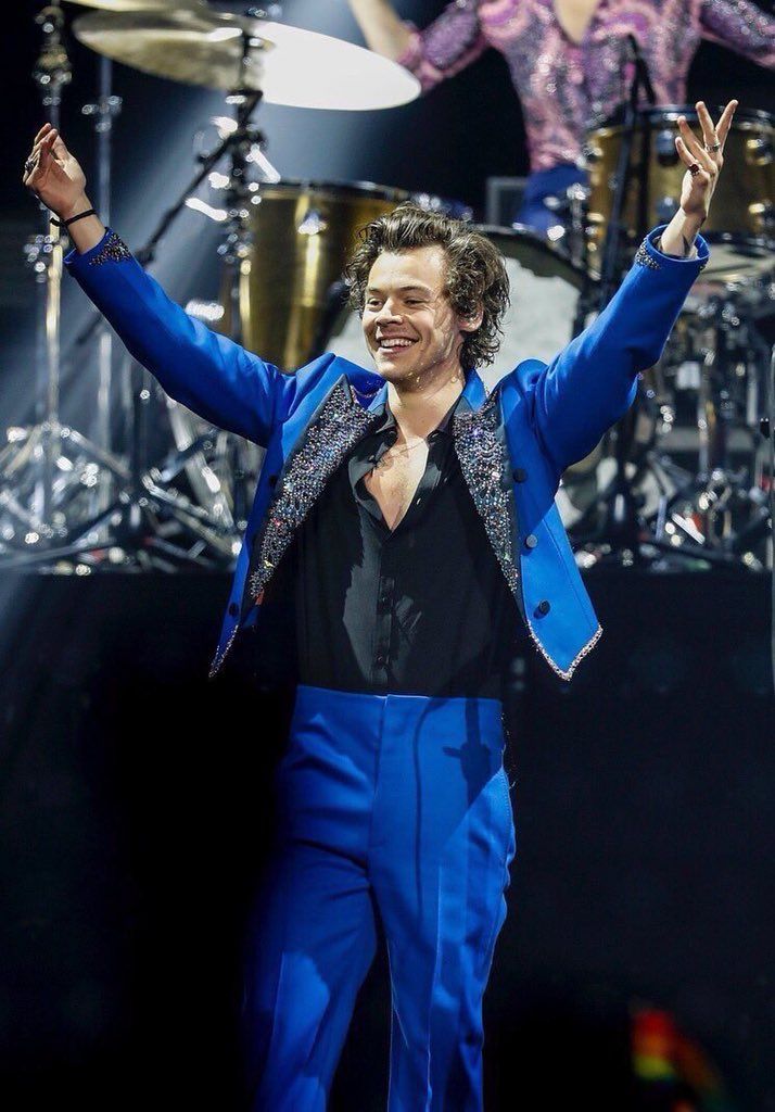 Louis Adidas beside Harry's Gucci suits outfits..~A thread~