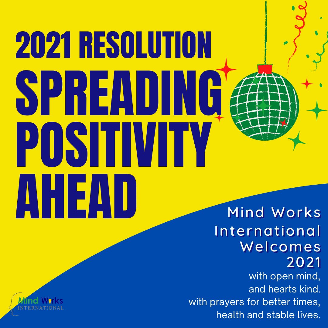 MindWorks20's tweet photo. As you step into 2021, take a moment to be grateful for being able to experience it. 
Hoping for peace, health and positivity, Mind Works International wishes you all a very happy new year. #newyear2021 https://t.co/lx0dzKtoiz