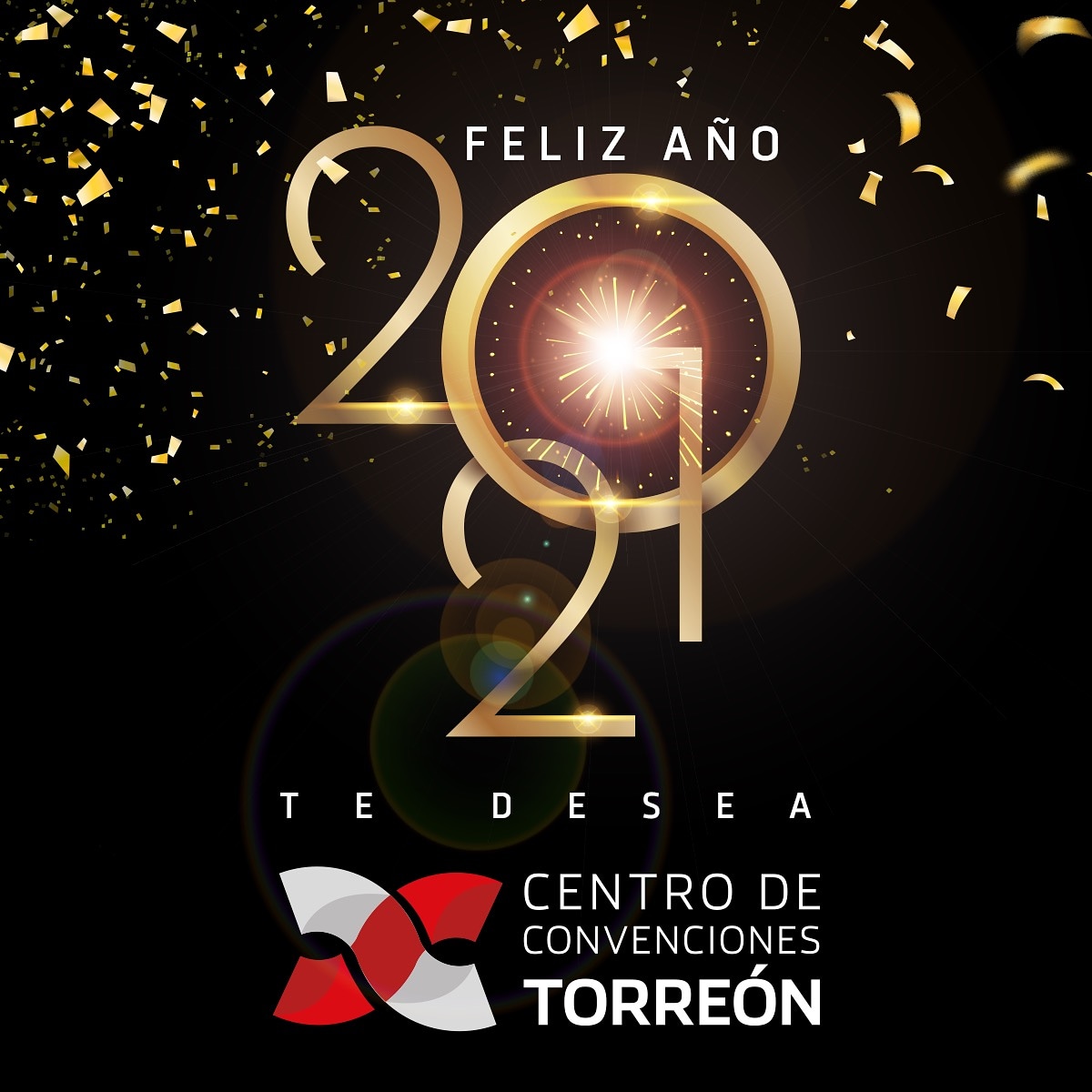 CCTorreon's tweet image. 𝑵𝒐𝒔 𝒅𝒆𝒔𝒑𝒆𝒅𝒊𝒎𝒐𝒔 𝒅𝒆𝒍 2020 𝒑𝒂𝒓𝒂 𝒅𝒂𝒓 𝒍𝒂 𝒃𝒊𝒆𝒏𝒗𝒆𝒏𝒊𝒅𝒂 𝒂 𝒖𝒏 𝒑𝒓𝒐𝒎𝒆𝒕𝒆𝒅𝒐𝒓 2021. Esperamos que el año nuevo venga lleno de 𝐚𝐦𝐨𝐫, 𝐬𝐚𝐥𝐮𝐝, é𝐱𝐢𝐭𝐨𝐬 y un sinfín de momentos felices. ¡Nuestros mejores deseos! #CentroDeConvencionesTorreón