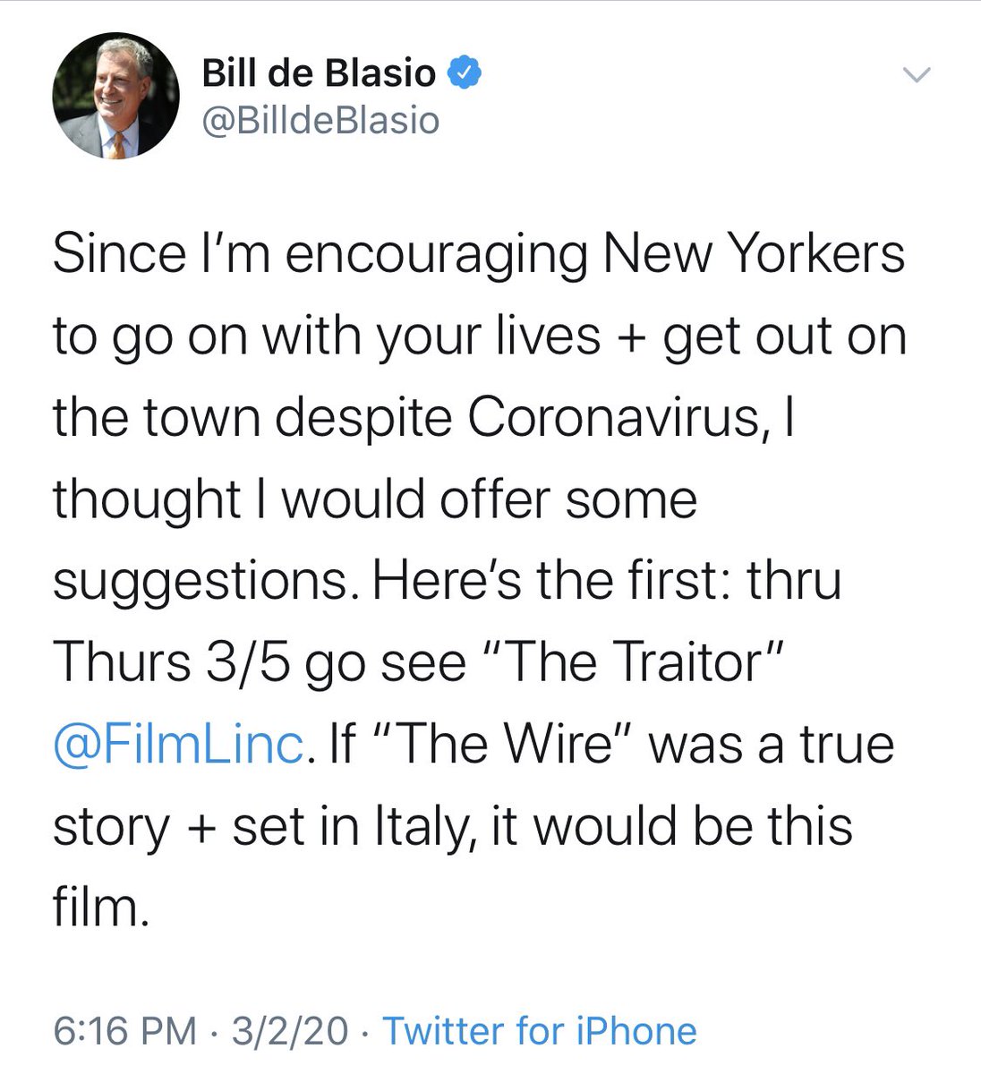 Municipal leaders in NYC, who we trust to keep us safe, were far too concerned about their woke credentials than they were about public health. The result was the second-worst hit state in the country (after NJ)