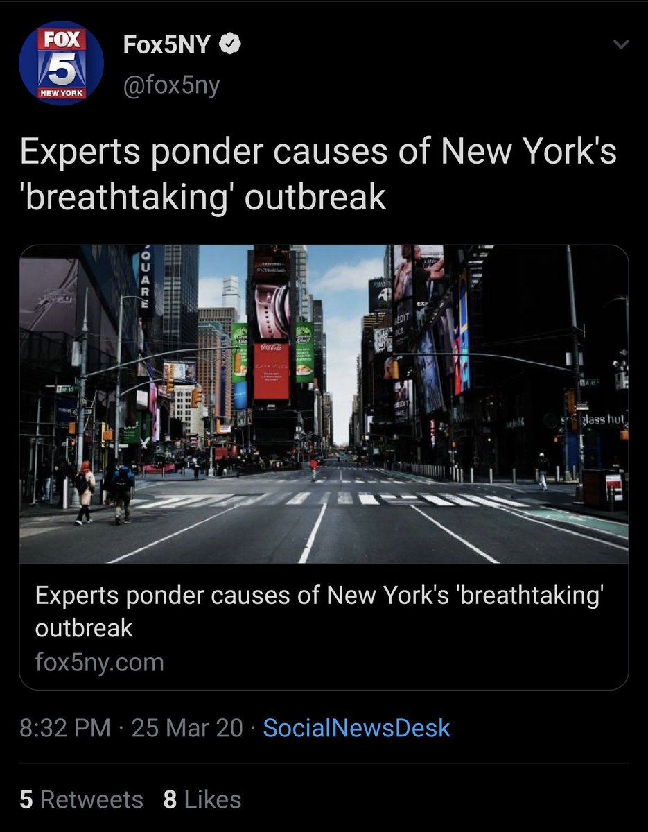 Municipal leaders in NYC, who we trust to keep us safe, were far too concerned about their woke credentials than they were about public health. The result was the second-worst hit state in the country (after NJ)