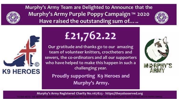 Murphy's Army Purple Poppy Campaign tweet media