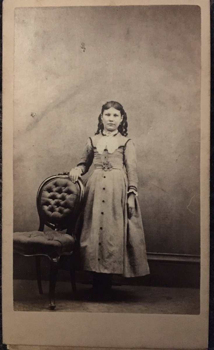 Thomas then opened his first studio in 1861. This photograph, the earliest I have, dates from around 1863.