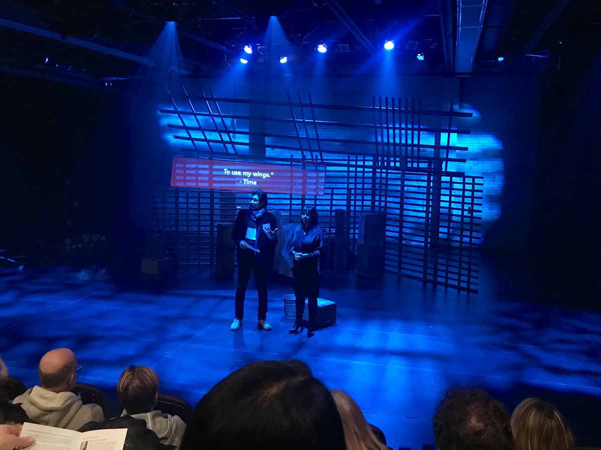 RBeilfuss's tweet photo. Thinking about the last 12 months. Oof. This was @SIR_Winnipeg ‘s last Opening night before the pandemic, in January, for the production AWAKEN, by Tracy Penner; produced with @zone41theatre and directed by Krista Jackson (pictured here with me). Feels like a decade ago. 🥺❤️ https://t.co/zlHGzsFz45