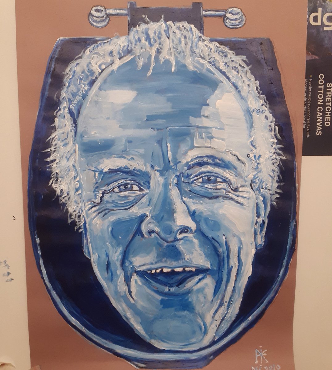 PeterEvans_Guv's tweet photo. @charlesjkenny @neorsd @mosenkis I ❤ #pottytalk !
Btw i had to make a gift for a sanitation expert who has everything (incl test latrines in his garden) so i painted his face on a loo seat. In return he gave me a stool (the clean sort).
⬇️ ⬇️ https://t.co/jrDgIVYQMl