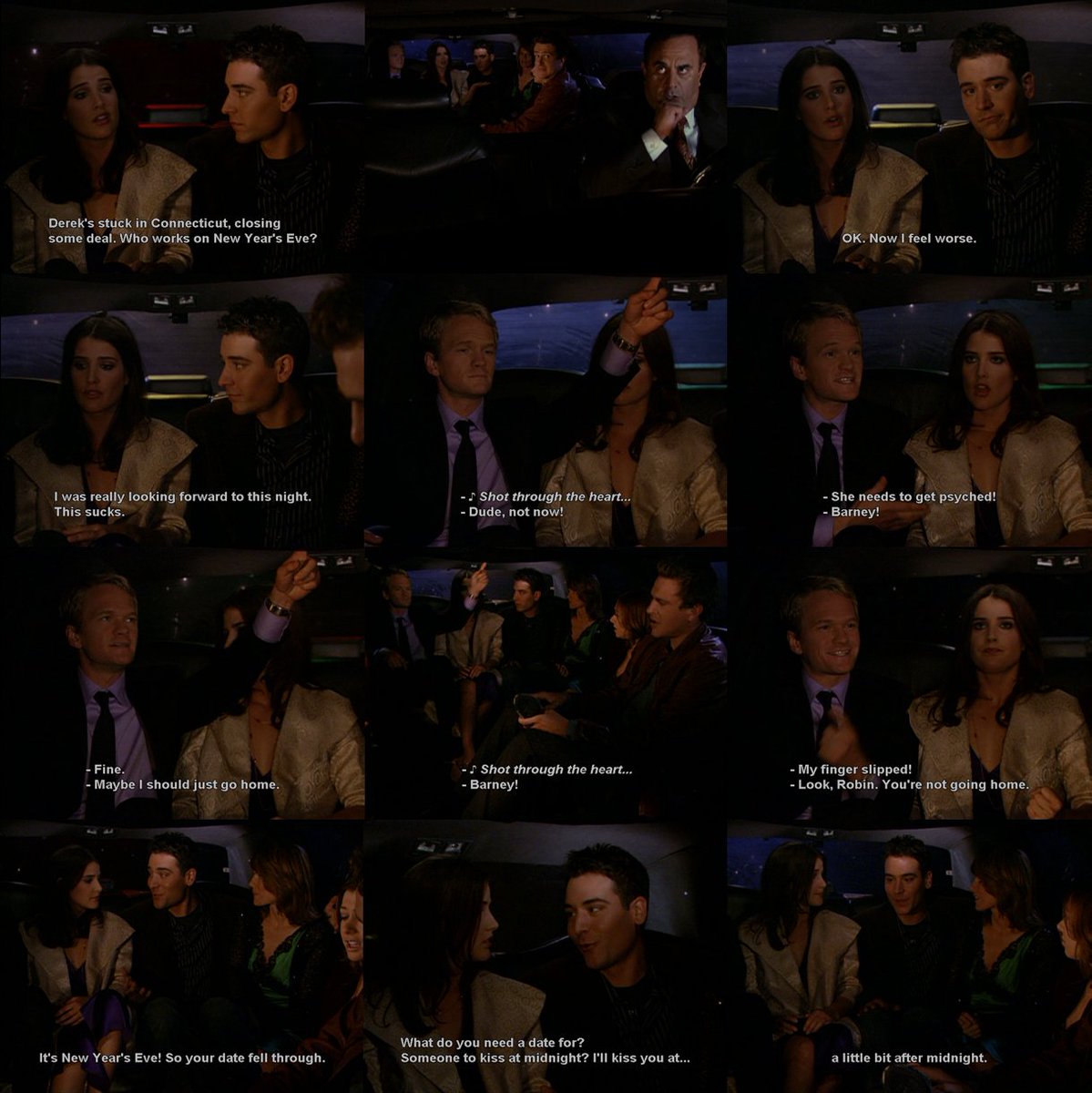 tvshowquote1's tweet photo. #Ted: Look, Robin, you’re not going home. Come on, it’s #NewYearsEve. Look, so your date fell through. So what? What do you need a date for? Someone to kiss at midnight? Fine. I’ll kiss you at… a little bit after midnight. #HIMYM #HowIMetYourMother #GetPsychedMix #NYE #NewYear https://t.co/t9bOCICp1Y
