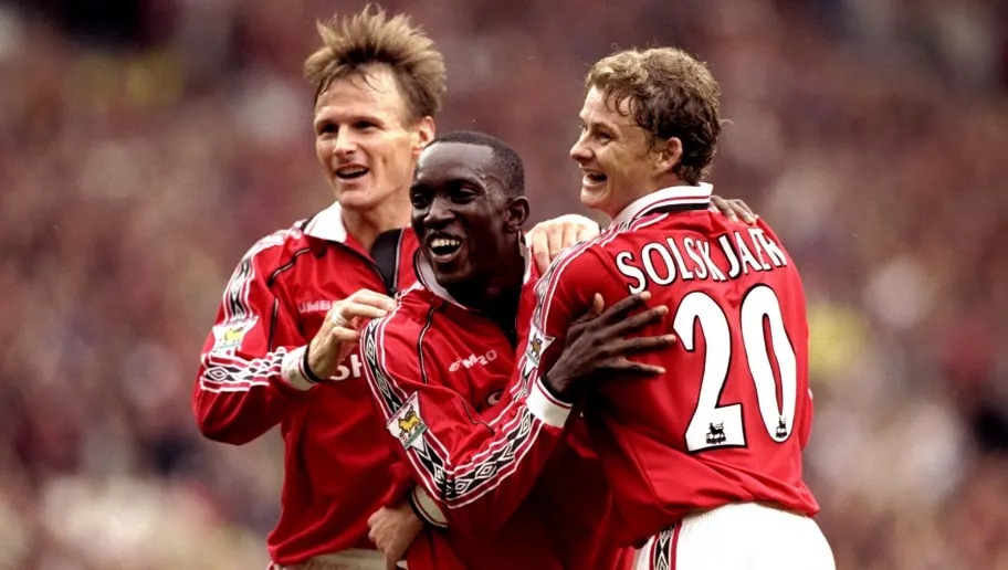  16th May 1999 Premier LeagueA new era. One of the most complete sides that ever took to a football field.Schmeichel, GNev, Irwin, Stam, Johnsen, Keane, Scholes, Beckham, Giggs, Yorke & Cole - Solskjaer, Sheringham, Berg, Blomqvist, PNev, Butt + Brown. Legends16/38