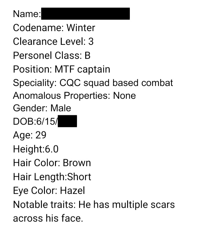 TwoCh_SCP's tweet photo. //Here is the Updated info for 6650 and the info for the new character. https://t.co/pZyjzr5TMR