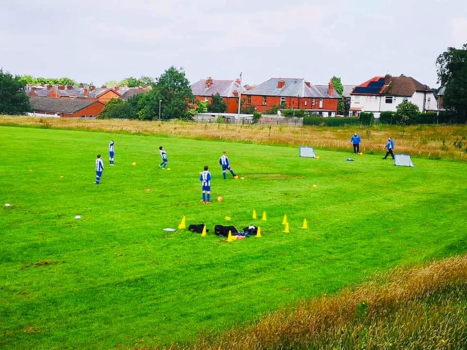 mac_chorley's tweet photo. @JHSportsLtd Our first session back. was brilliant to see the kids and they were so happy to be back playing. https://t.co/Ao2xhKJMRM