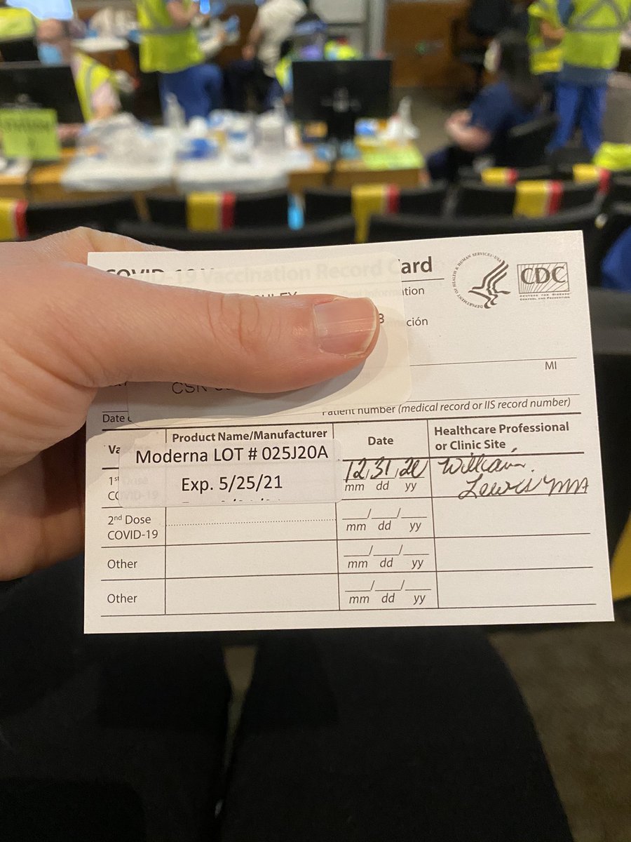 This one is for you, Grandma. So incredibly thankful today to receive my vaccine and enroll in a study for breastfeeding women.