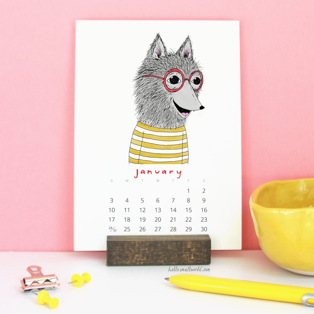 HSWpaper's tweet photo. It's the last day of 2020! If you haven't gotten a calendar yet -- snap one of these up for a cheery animal each month of the year 🦊🐻🐺
.
.
.
.
.
.
.
#NewYearsEve #Calendar2021 #Calendar #stripes #Glasses #lastdayof2020 https://t.co/6za4uPJUek