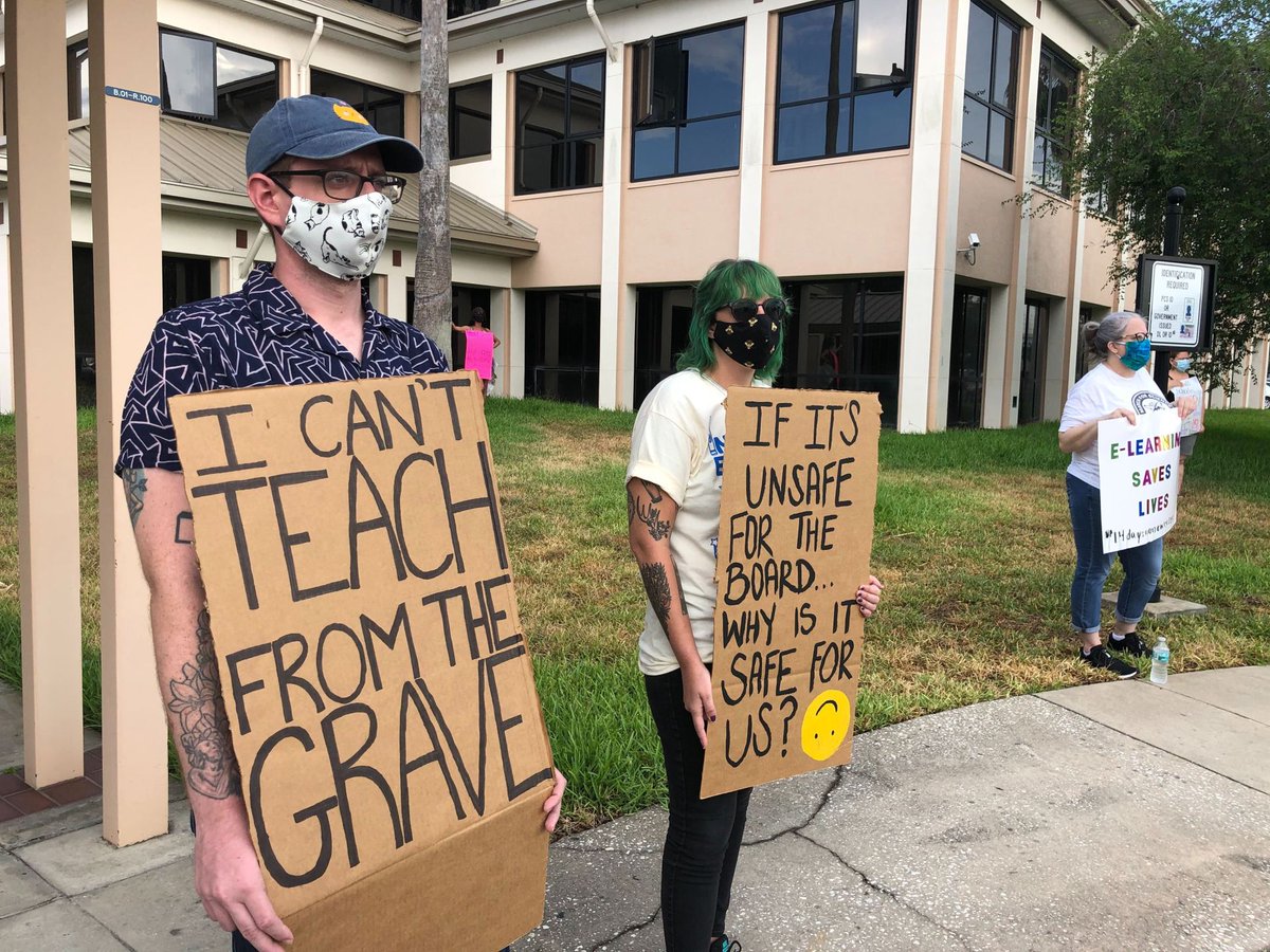 Educators - This one is personal for me.In August, Teachers Unions began a shameful campaign to tell parents and taxpayers that in-person education wasn’t essential for children