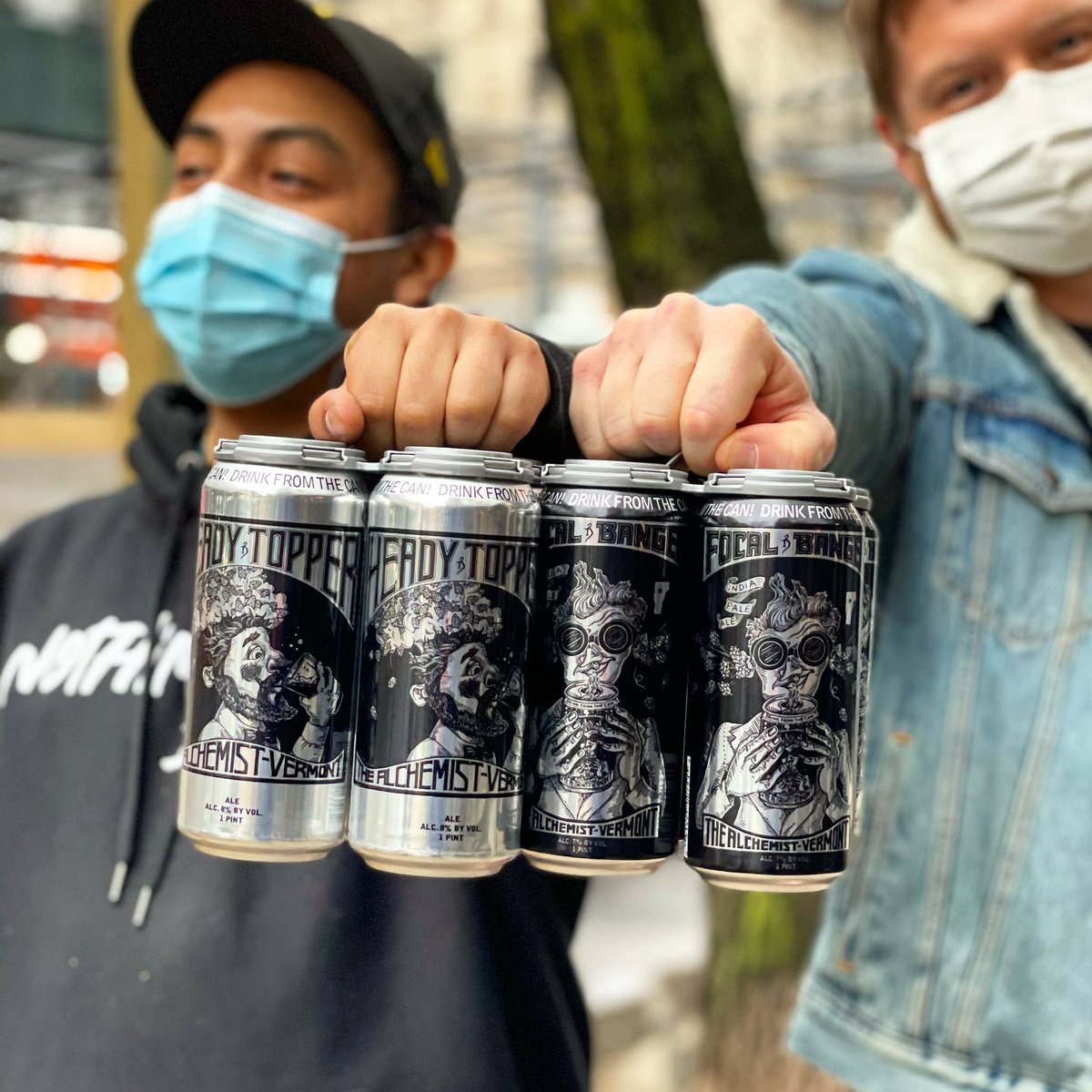 HAPPY NEW YEAR! We’re open til 10 and slinging a fresh drop of @alchemistbeer! Come and grab some before it’s all gone. We wish everyone a very happy, healthy, and for-the-love-of-god-anything-will-be-better-than-this-year 2021!