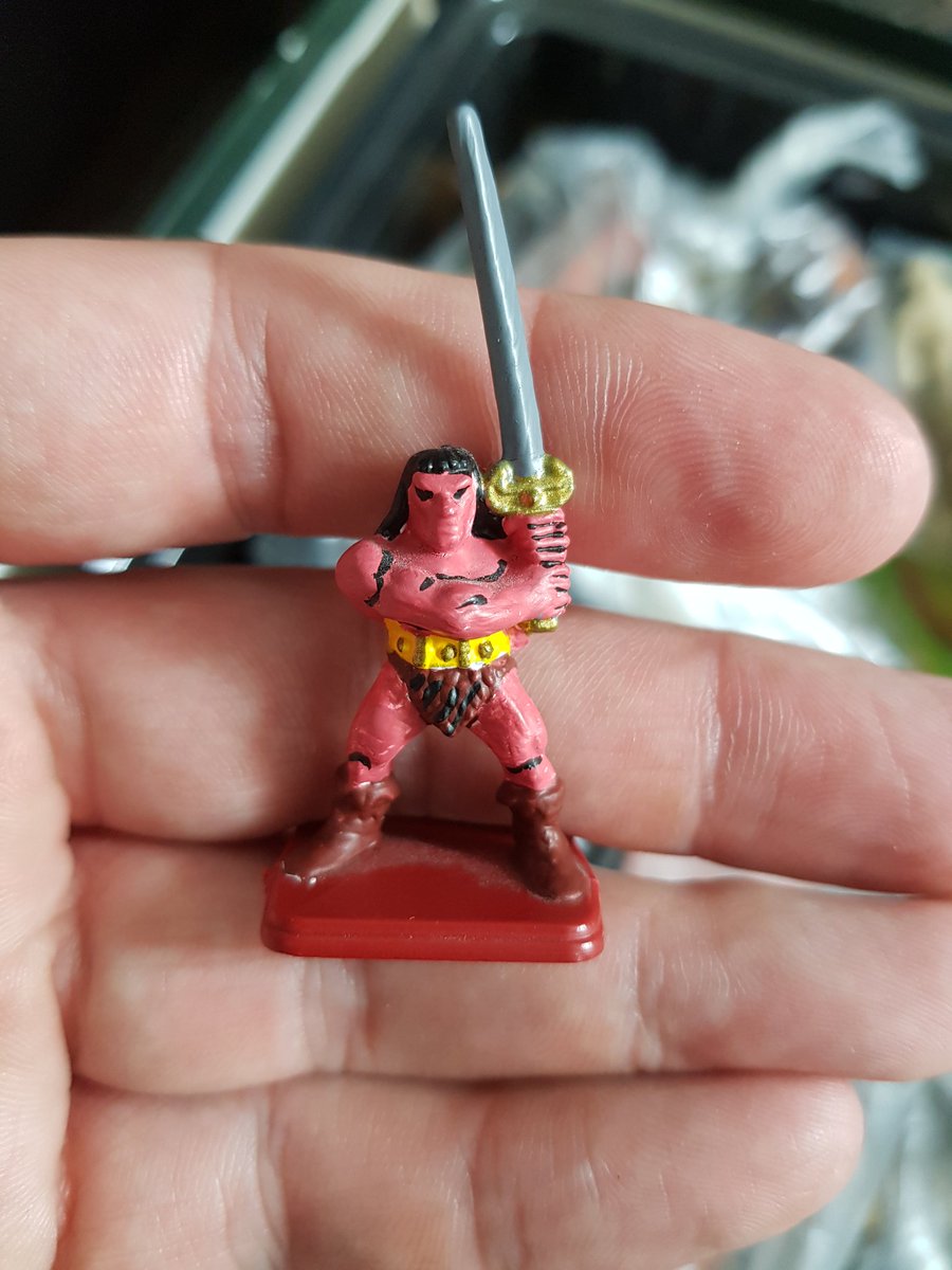 We'll get my stuff out the way first. This is the 1st mini I ever painted around 1990, the last before my break in 98-ish, 1st one on my return in January and then my most recent finished paint job. If nothing else there's definitely been an improvement!