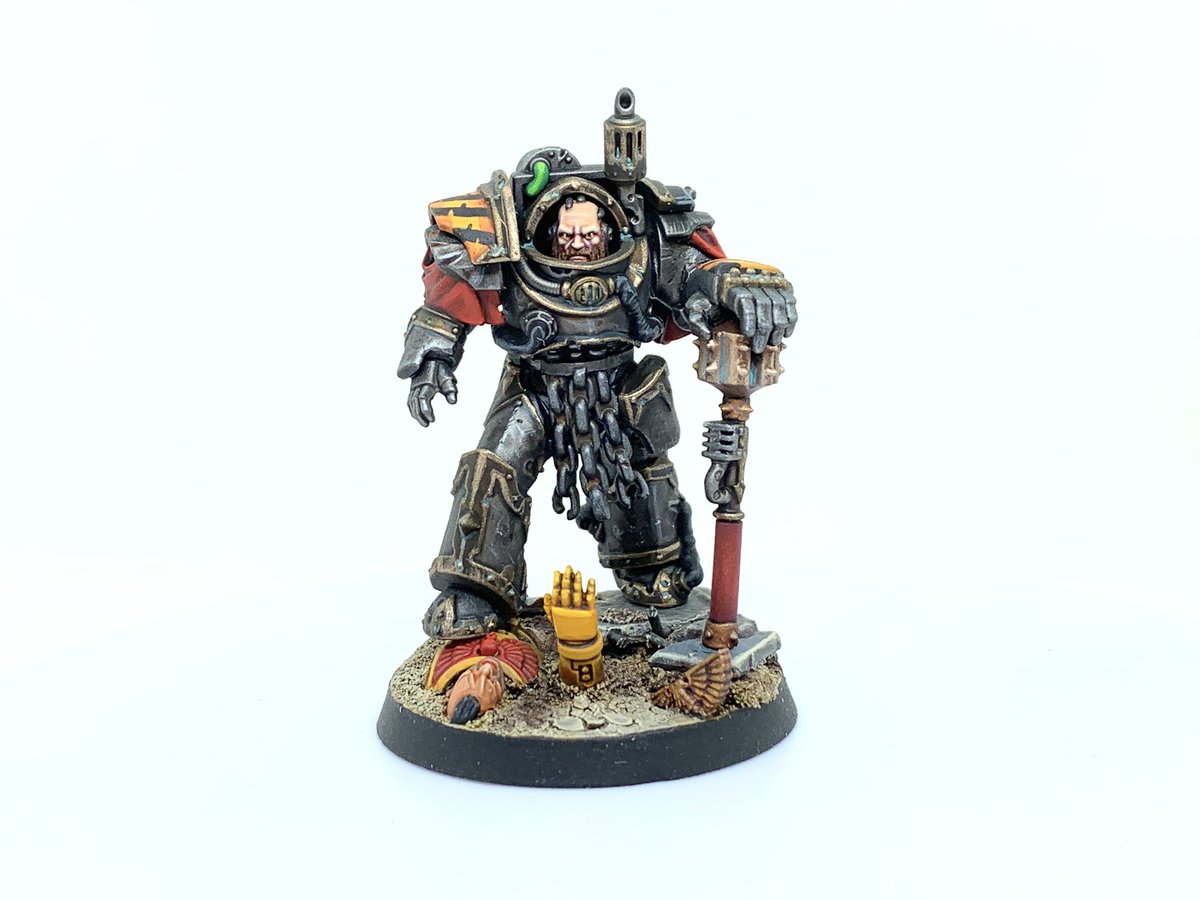 How many of you have wondered what you'd look like as a terminator?  @Warbringer11 did, and decided to convert one due to GW's oversight in not actually mass-producing and releasing a model of him