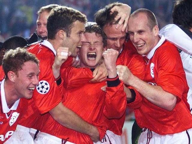  26th May 1999 Champions LeagueDid we deserve to win the game? No. Do we care? No. Losing Keane & Scholes was a huge blow. But we scraped through thanks to injury time winners from Solskjaer & Sheringham. The unprecedented Treble. Best team in all the world.18/38