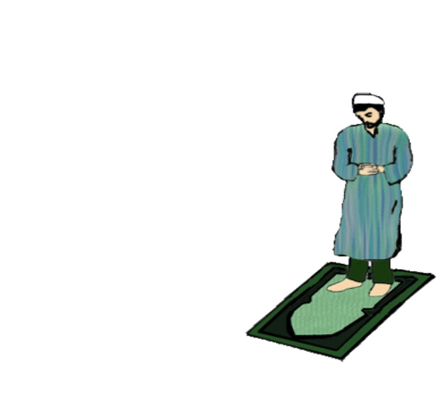 4- On se redresse, et on dit :"Samiha llahu liman Hamidah, Rabbana wa lakal hamd "Puis on dit "Allahou Akbar" et on se prosterne.