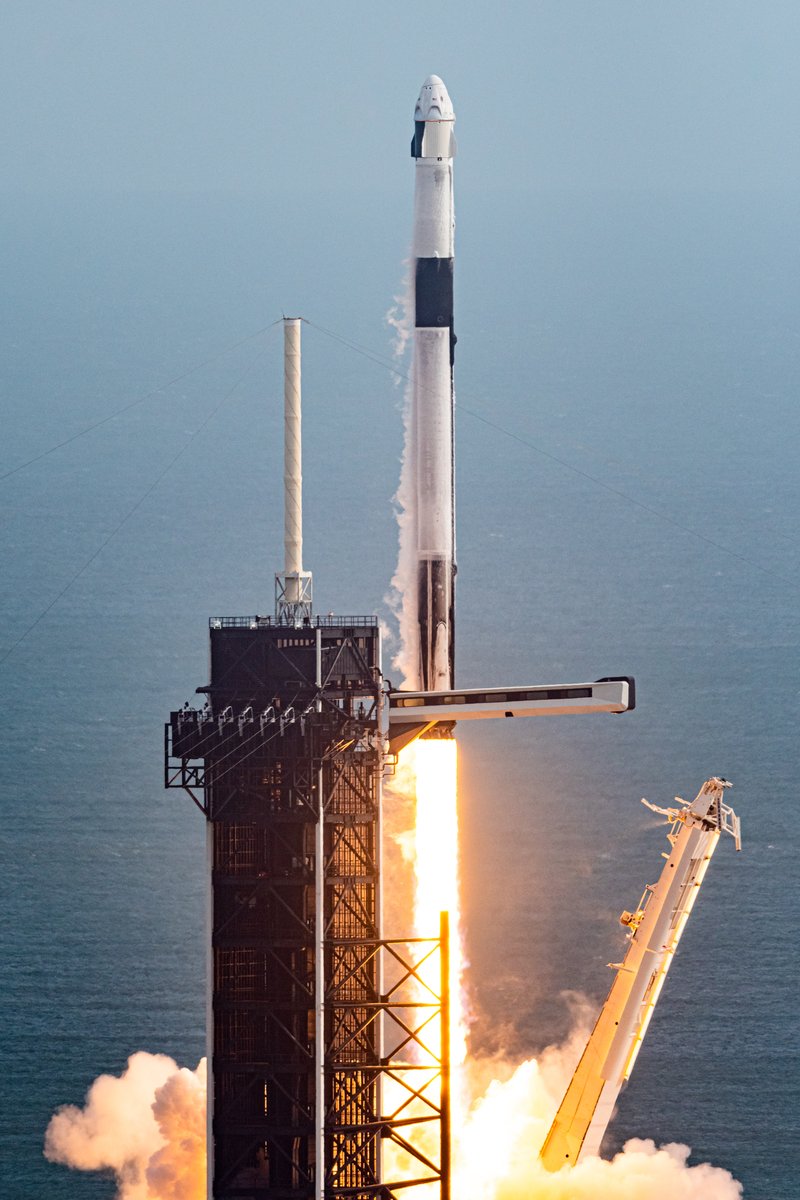 However, before Demo-2 could launch, SpaceX had to verify that Crew Dragon could safely escape from Falcon 9 and carry astronauts to safety in the event of an anomaly — the In-Flight Abort Test. Clouds obscured my view of the abort + explosion, but it was a beautiful launch.