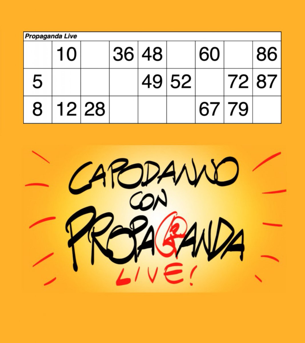 #propagandalive #propagandatombola