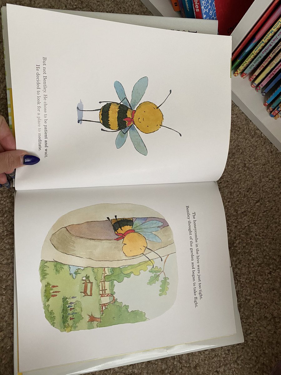 the cutest freaking baby book in meditation i’ve ever seeeeeent/read! love this one. “BEE STILL.”
