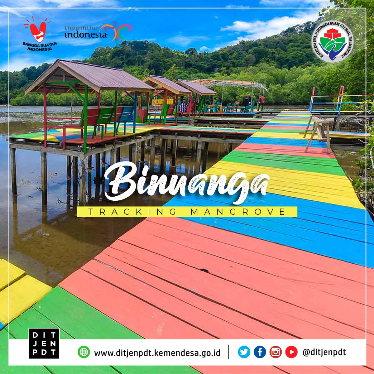 andini_febr's tweet photo. Memanfaatkan Dana Desa, Desa Binuanga, Kab. Bolaang Mongondow Utara mengembangkan kawasan hutan Mangrove menjadi lokasi wisata Binuanga Tracking Mangrove.

Hutan mangrove yang fungsi utamanya untuk mencegah abrasi, kini bisa dimanfaatkan untuk mendukung sektor pariwisata. https://t.co/nGTQLvPR8M