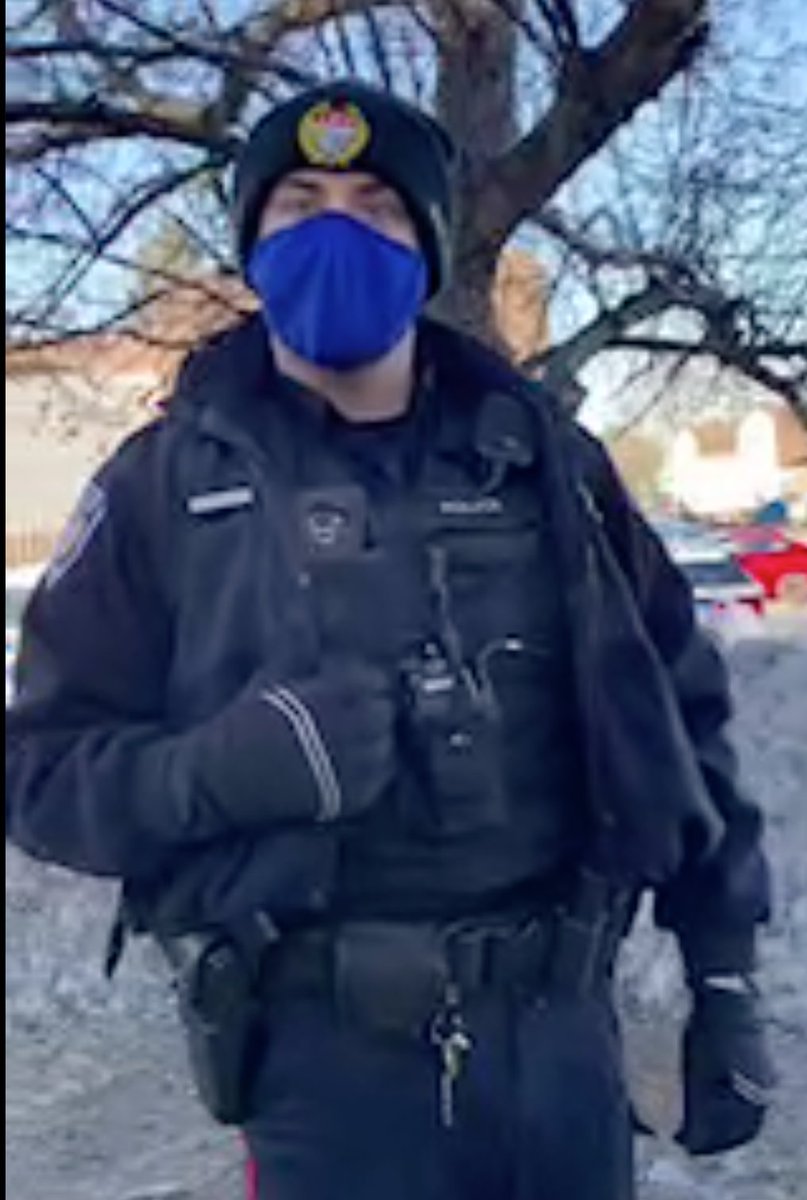 Chad Petepiece. Not on the Sunshine List for 2019. Had his body cam rolling.M. Lee. Ryan.In total, around 15 OPS officers showed up. They were all there in service of landlord  @Martin_Bertrand. Martin paid for 1 sheriff but got a lot more for his money. #NoCovidEvictions