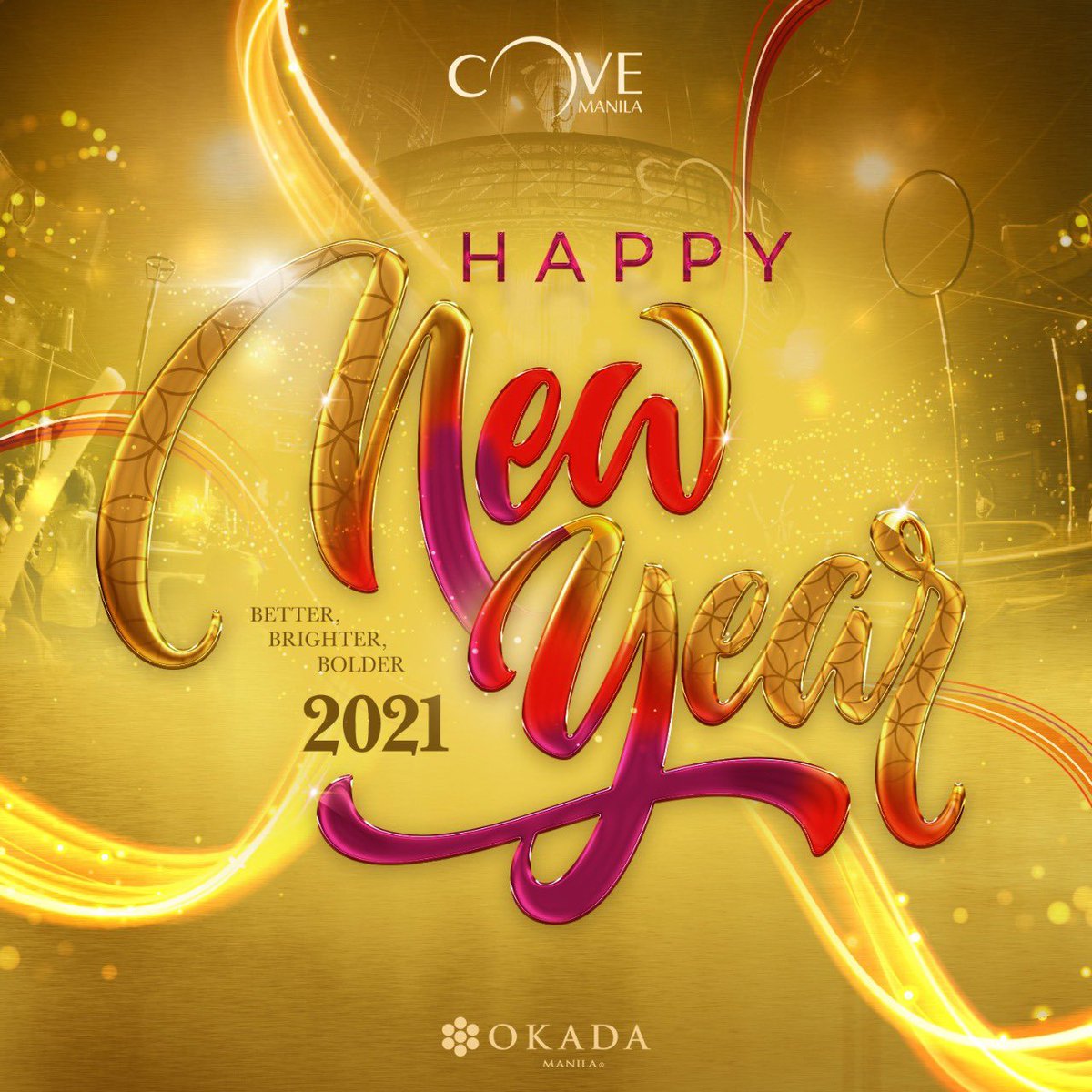 Thank y'all for being part of our 2020. The highs and lows brought us where we are now. Cheers to a better, brighter and bolder 2021. Happy New Year from your Cove Manila family. 🥳

#CoveManila
#OkadaManila
#NYE2021
#BetterBrighterBolder