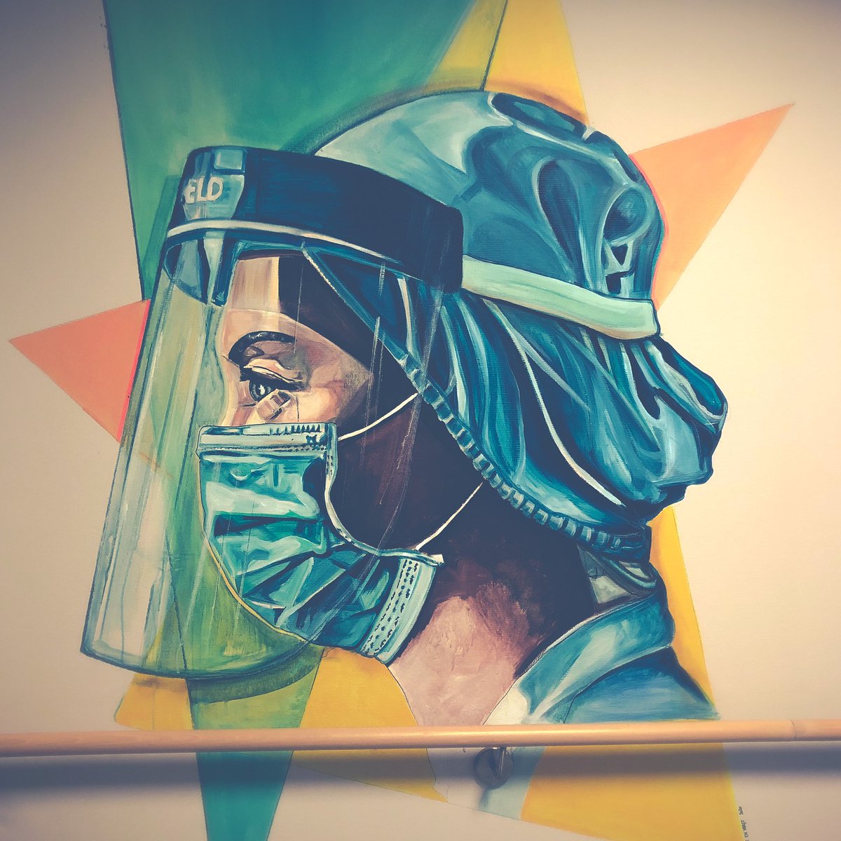 BenoitDurnez's tweet photo. Vanuit de wachtzaal Radiologie @az_delta Menen uitzicht op dit prachtige kunstwerk !!!! https://t.co/1LZK2dO2DX