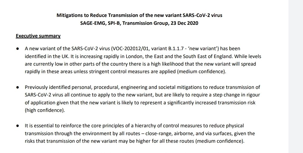 Without stringent control it will spread rapidlyReally reinforces the need to take every mitigation measure seriously