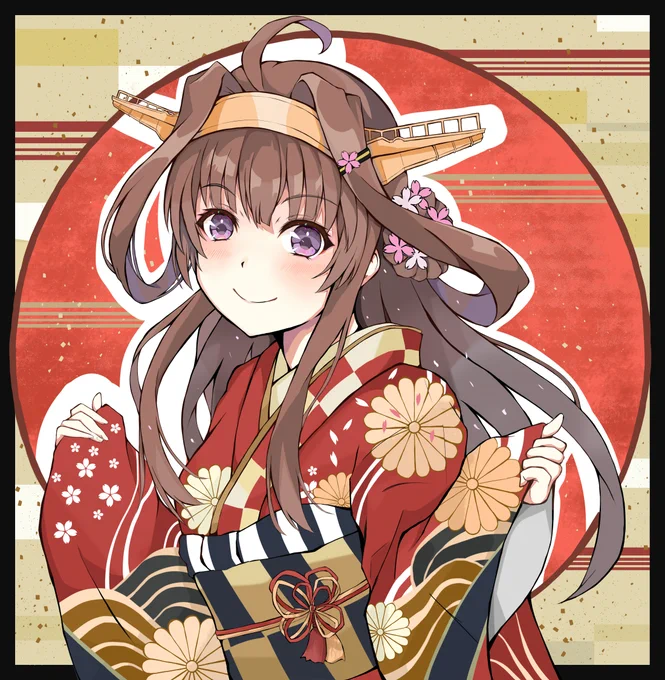 文字なしですっ。

#艦これ
#金剛 