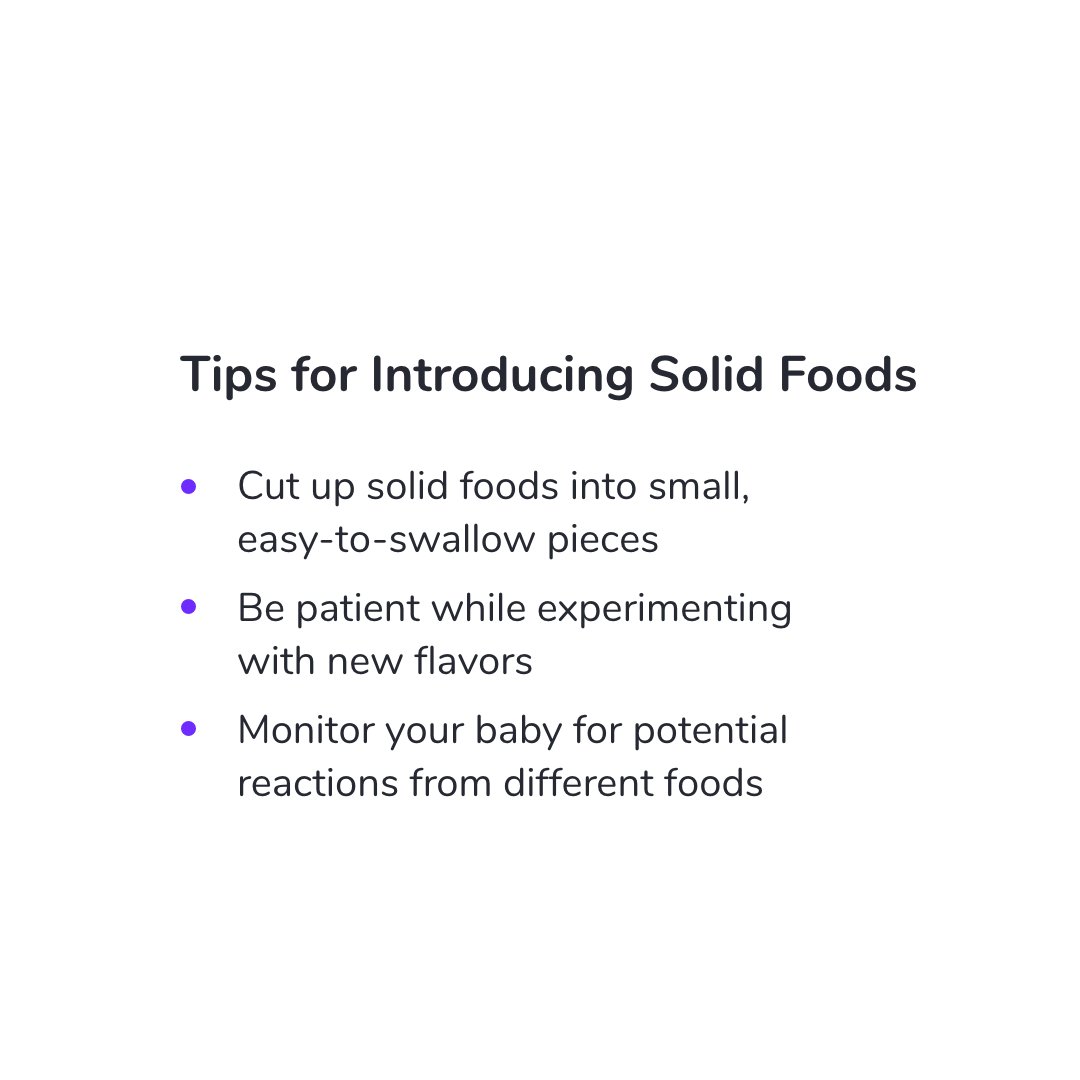 A few things to keep in mind while transitioning to more #solidfoods in your baby’s #diet.   

#mymarbleapp #babyfood #baby #solidfood #solidfoods #selffeeding #feeding #feedingbaby #babydiet