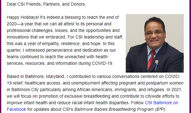 ChildbirthSI's tweet photo. @ChildbirthSI Quarter IV e-news is here! https://t.co/FbzUkYHFwU. Great message from our CEO @BKBhim and inspiring updates from our in-country teams in #Rwanda #Somalia #Tanzania and #Uganda. #CSIImpactingLives #CSICares #CSINews #MakingAnImpact #Grassroots #Humanity #CSI2020 https://t.co/fM33Aldtl3