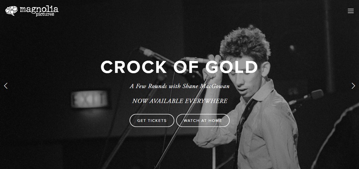 GNonviol's tweet photo. CROCK OF GOLD:
A FEW ROUNDS WITH SHANE MACGOWAN
a press kit is on: https://t.co/5o18SvDSjf https://t.co/nQ3HeRsv8D