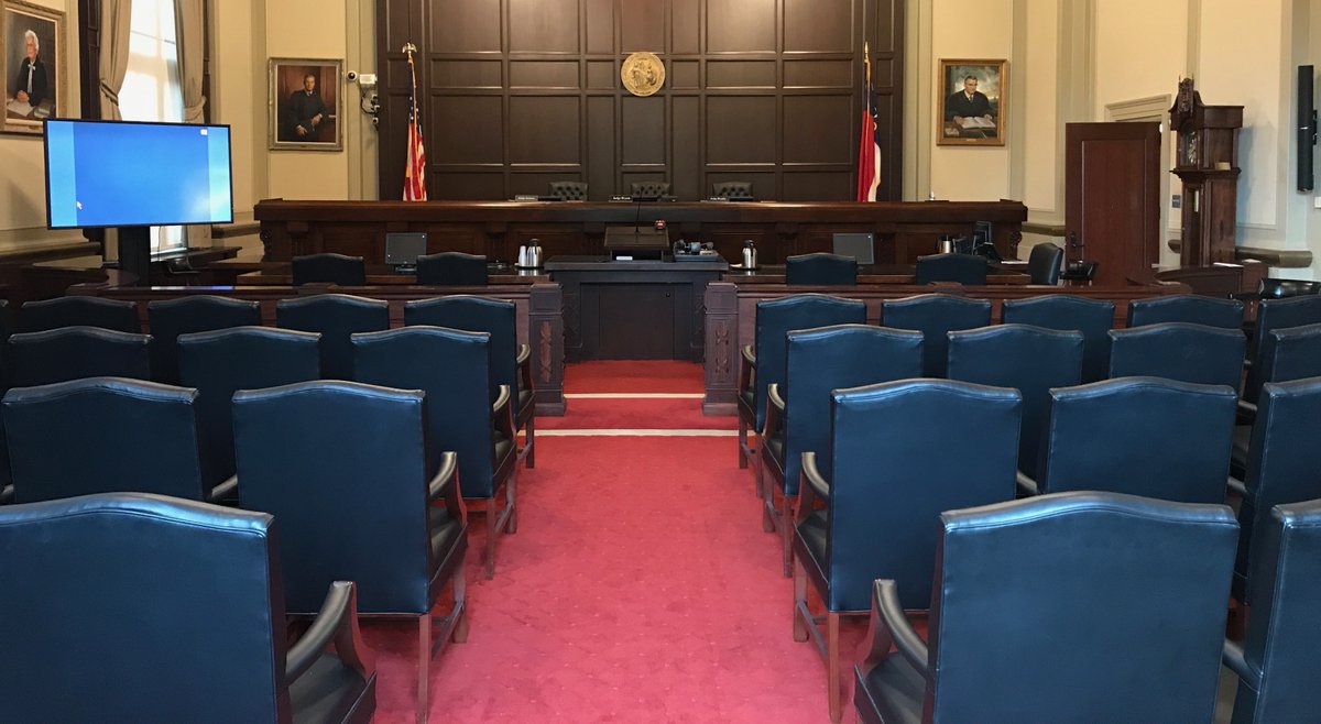 JudgeChrisBrook's tweet photo. Today is my final day as a judge on the North Carolina Court of Appeals, with my 95th, 96th, and 97th opinions coming out this morning. It has been the honor of my professional life to serve our state on the court. (1/) https://t.co/DD8pCjywCO