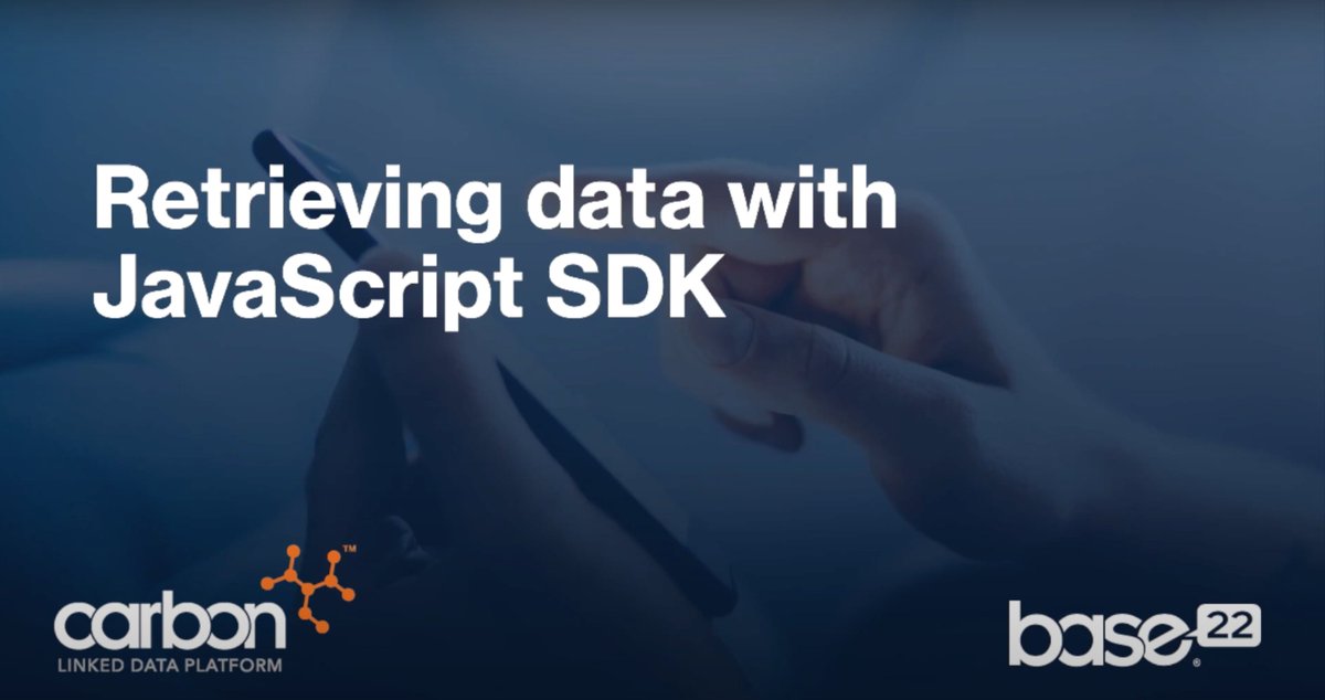 CarbonLDP's tweet photo. Want  a more hands-on interaction with #CarbonLDP? We have a series of videos for you to get up to speed with its tools. #JavaScript #SDK #LinkedData https://t.co/QvsW0z7EtJ https://t.co/LfCaFVsqxq